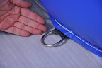 Heavy Duty tie down ring on bubble pit