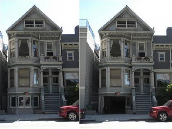 Victorian Façade Hidden Garage
