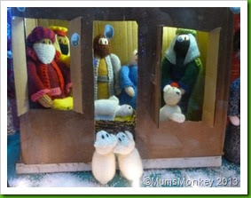 knitted Nativity.