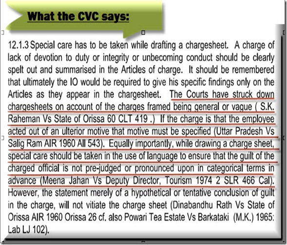 Charge sheet guidelines