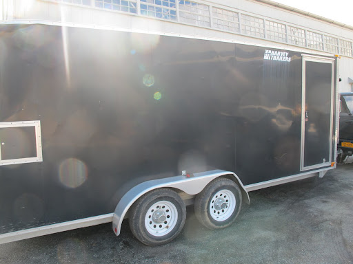 Here it is - the trailer that's going up to Maine - Let's have a look inside and make sure everything is packed securely for Carlos.