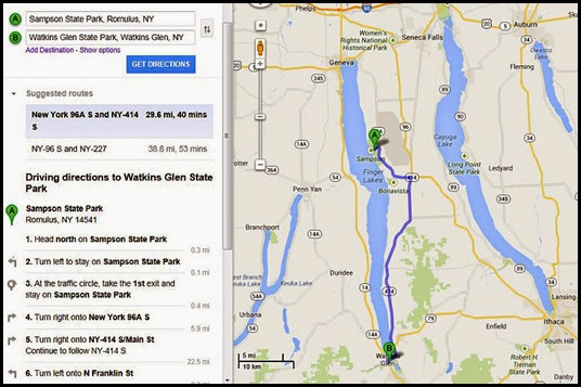 00 - Trip to Watkins Glen MAP 00 - Trip to Watkins Glen MAP