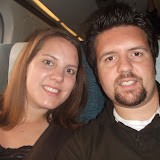 Debbie and Cameron on Amtrak