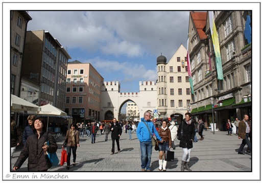 Karlstor on Neuhauser Strasse Munich