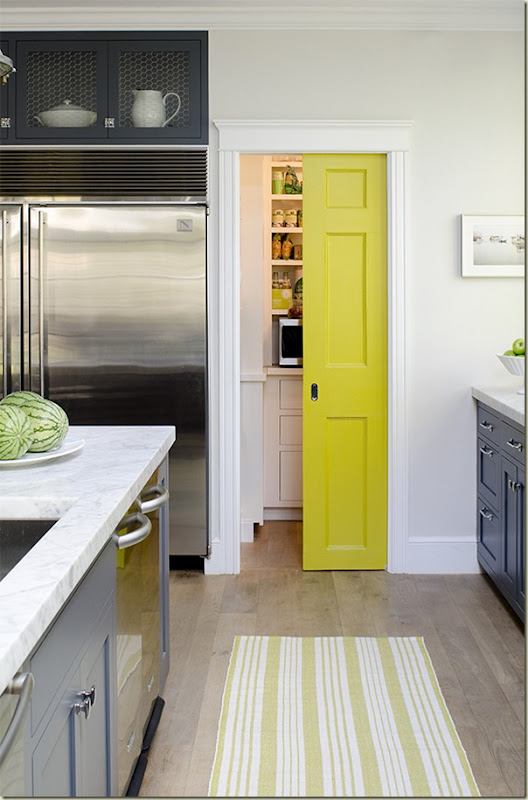 Jamie Grey Kitchen Yellow Door