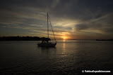 Sunset one evening in Port Stephens