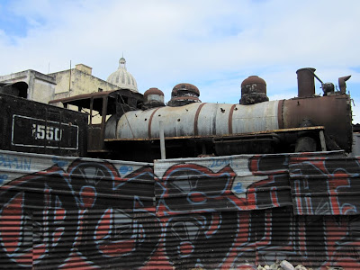 Havana's layers with the capitol building in the background.