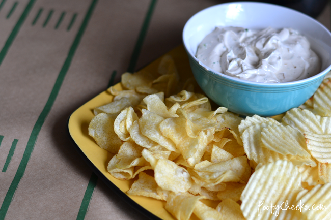 Ranch French Onion Dip - Easy and great for the Big Game!