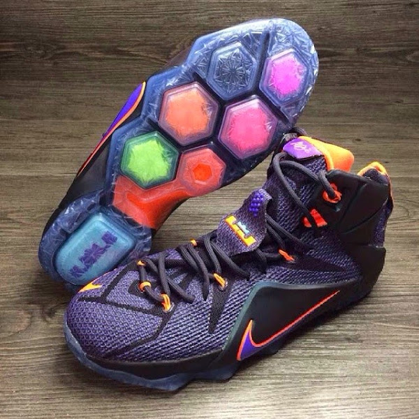 Another Look at the Nike LeBron 12 in Purple and Orange