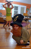 The party featured Leprauchauns and Reindeer