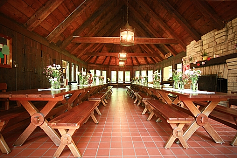 The day after the wedding, we hosted a potluck at a state park lodge. It was built in the 1930s and features beautiful limestone and local walnut wood. It's about ten minutes from our house so the proximity was nice. The day after the wedding, we hosted a potluck at a state park lodge. It was built in the 1930s and features beautiful limestone and local walnut wood. It's about ten minutes from our house so the proximity was nice.