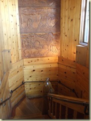 All original wood and iron work from the 1930's