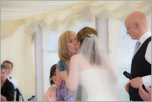 bride and mother Wedding photographer at dollar academy, angus forbes