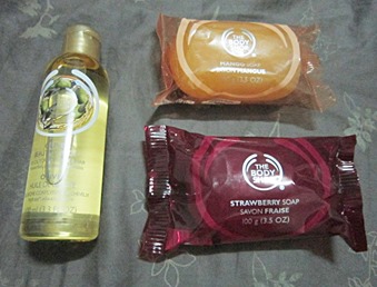 the body shop goodies, bitsandtreats