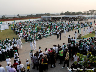 Une vue de l'esplanade du centre d'accueille Kimbanguiste ce 28/07/2011 à Kinshasa, lors de clôture de la conférence internationale sur Simon Kimbangu. Radio Okapi/ Ph. John Bompengo