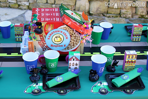 Trash party tabletop