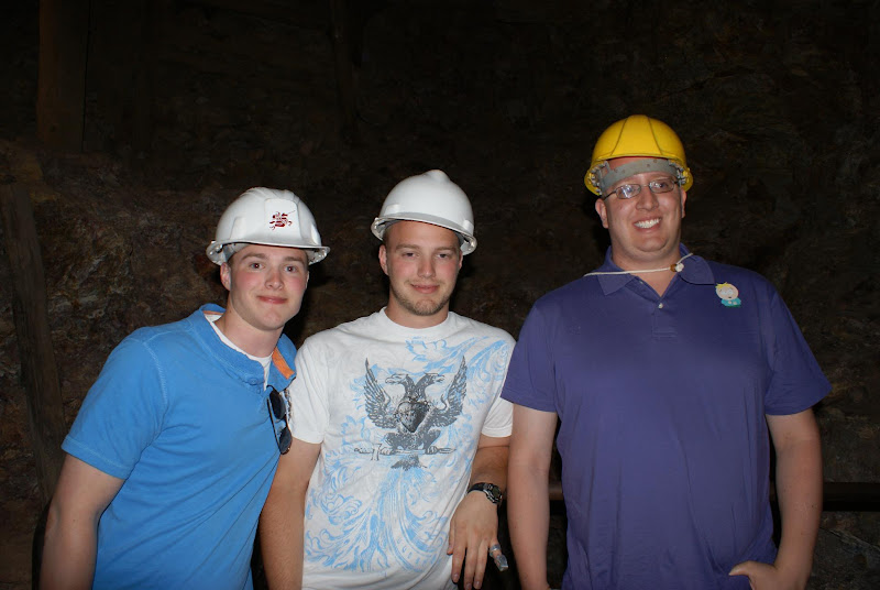 With Jeff and Matt in a mine in Tombstone