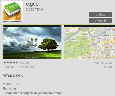 cgeo20130516.png c:geo version 2013.05.16