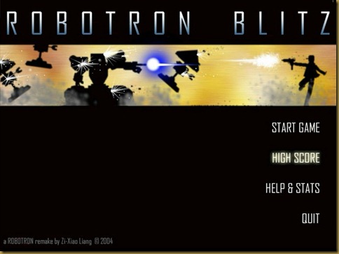 robotron blitz タイトル robotron blitz タイトル
