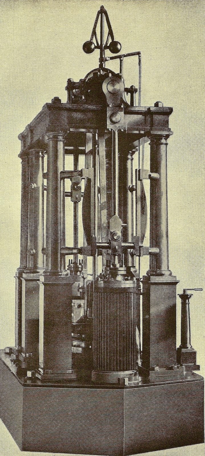 Modelo de máquina de vapor fabricado por William Wain en 1860.jpg