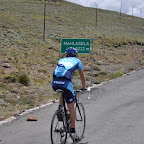Jacques Janse van Rensburg from the Trek - Marco Polo Cycling Team training at Mahlasela in South Africa.