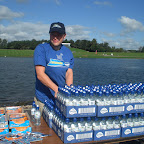 Setting up the drinks station @ the Robin Hood 2010 Marathon