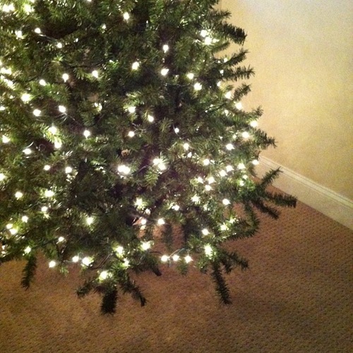 Life the Epic Journey Christmas Tree White Lights