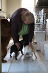 Sharkey, at least we know G.K. is always in good hands - good back scratching hands, too!