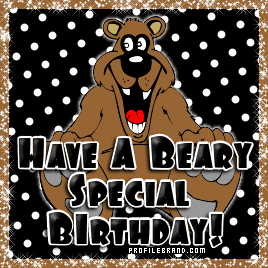 Image result for happy birthday bear gif