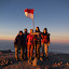 On the summit of Semeru