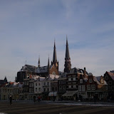 Maria van Jesse kerk op een mooie, koude maandag in Delft Maria van Jesse kerk op een mooie, koude maandag in Delft