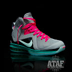 nike lebron 9 ps elite grey candy pink 6 06 LeBron 9 P.S. Elite Miami Vice Official Images & Release Date