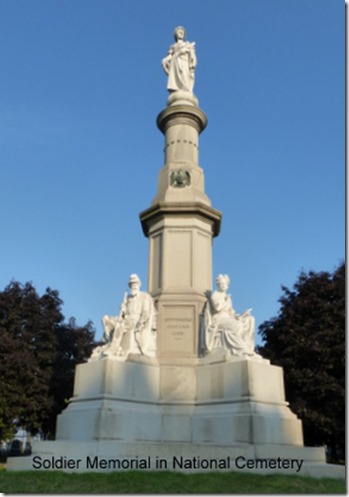 Soldier Memorial in National Cemetery