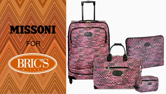 Malas de viagem Missoni para BRIC´s nas lojas do Shopping Iguatemi SP e DF. missoni brics