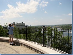 6186 Ottawa - Parliament Buildings grounds - view of Supreme Court and Ottawa River