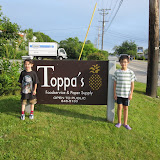 Eidan and Kai at the Toppa Company