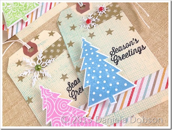 Season's Greetings tags close by Daniela Dobson