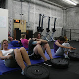 August 19, 2010 Push Press or Front Squat/ Situps and Run