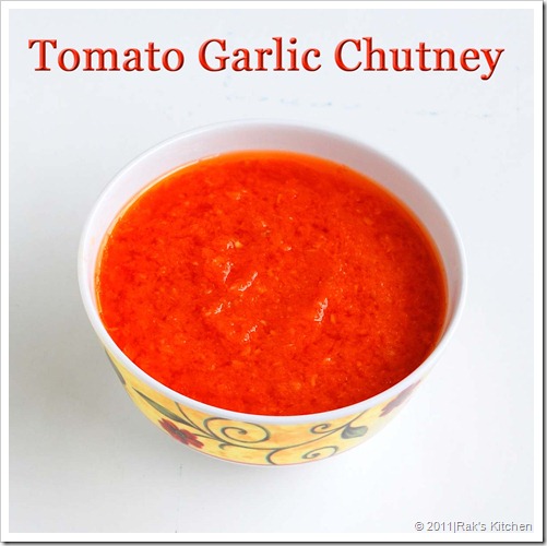 Tomato-garlic-chutney