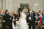 After the ceremony, the newlyweds were showered with heart-shaped confetti, and grinning smiles of the surrounding tourists.