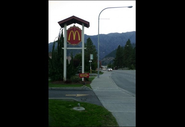 Bavarian style McDonald's in Leavenworth, WA, USA
