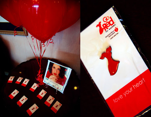 The American Heart Association launched Springfield's 2009 Go Red For Women movement today at a press conference hosted by Springfield Trust & Investment Company. Photo Credit: Alex Crowder