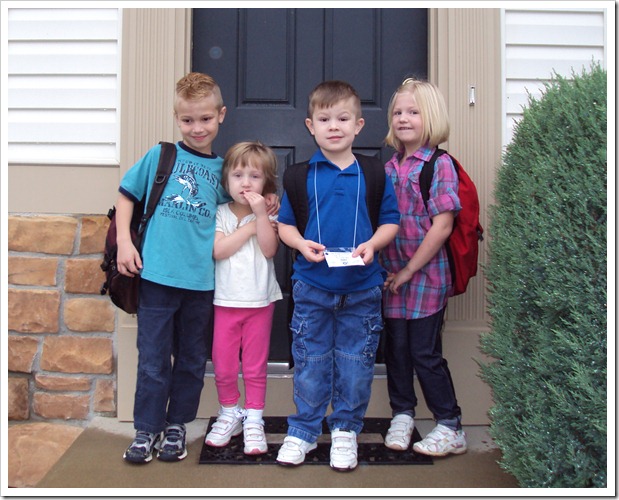 first day of school 9-6-2011
