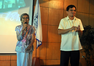 Ma'am Remedios Esposa acknowledges the guests and participants.