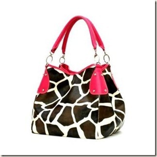 Fuchsia Giraffe Purse