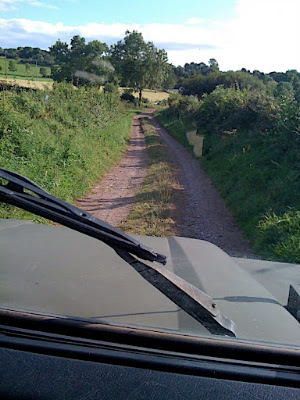 Coming out on the other side of the hill, near Star.