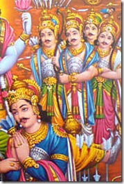 King Yudhishthira and his brothers