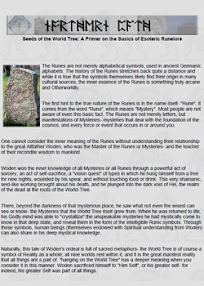 Cover of Anonymous's Book Seeds Of The World Tree A Primer On The Basics Of Esoteric Runelore