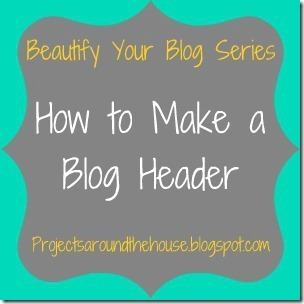 how to make a blog header