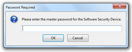 master password firefox